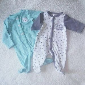 Baby Girl 🎀 Footie PJS